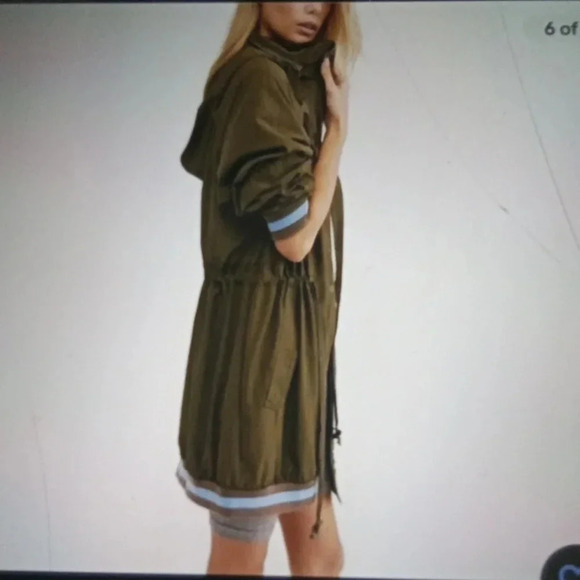 Free People wind swept hooded jacket oversized size small women - Picture 3 of 7